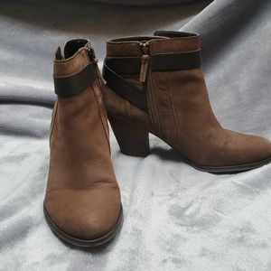 Franco Sarto brown ankle boot